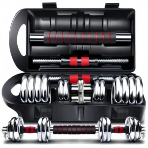 Chromed Dumbbell set with Connector SC-80057